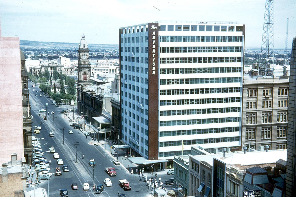 King William Street in the 1960s. The streets seemed bigger somehow