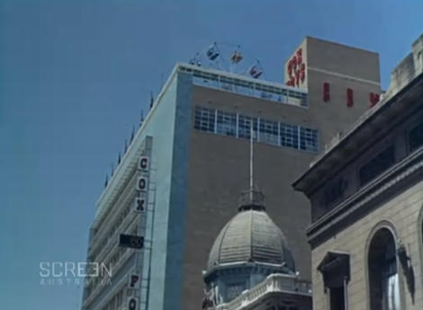 Photo from Screen Gems 1954 film promoting Adelaide to the rest of the world. This is the how the  Ferris wheel  looked from the street