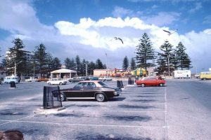 Photo shared by Steve Arnd from ARW Facebook. The old car park at the Glenelg beach, many a lost Saturday  night spent parking there.  