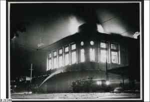 Photo from the State Library of SA. In 1948 Moores was destoyed by one of the most spectacular fires ever seen in Adelaide