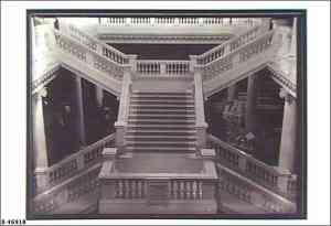 Photo from the State Library of SA. The magnificent  marble staircase