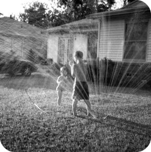 Photo Google Images. There were times when it was just too hot to head off somewhere and on those days we’d make do with the sprinkler on the lawn,  getting totally saturated and staying cool.