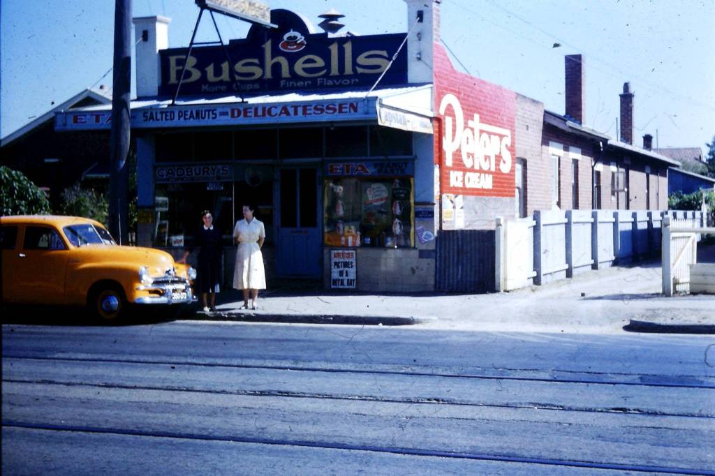 Kenny Peplow shared this photo; "Dad's FJ taxi on Henley Beach Road at Torrensville, around 1958-1959." The taxi was parked outside the local deli at the time.