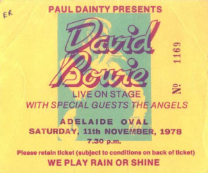 David Bowie concert