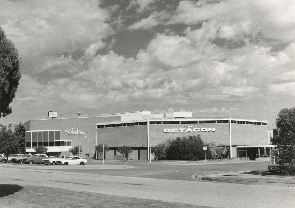 Photo from the City of Playford. The Octagon was designed to cater for any type of entertainment from stage shows, balls and cabarets to indoor sports.