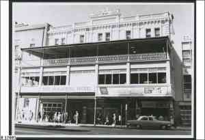 Photo from the State Library of SA. Despite a public petition for heritage listing and protection, the Majestic building was demolished in 1981 and a Commonwealth Bank was built on the site.