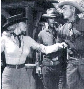 Randolph Scott would have just dispensed with all the baddies, sooting them with his trusty six-gun and would then get a kiss from the heroine.