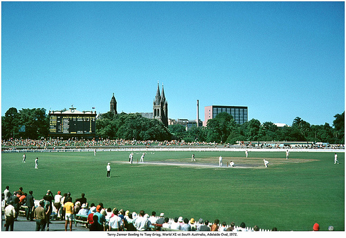 Source: Serendigity’s Photostream on Flickr. My favourite photo of the ‘world’s prettiest cricket ground’ taken in 1972.
