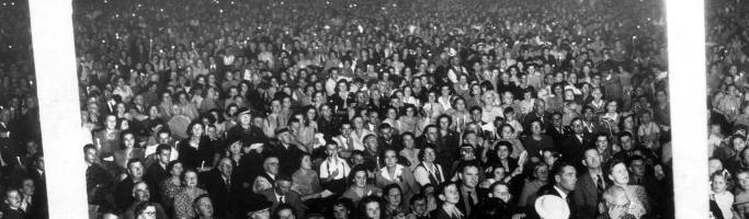 The Legend of Carols by Candlelight Photo from Carols by Candlelight. The first Carols was held in Elder Park in 1944. 50,000 people turned up for that first event, one person in ten in SA at that time