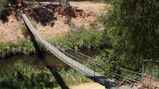A property developer built the bridge so St Peters residents could cross the river to access his land sale and catch the Walkerville tram