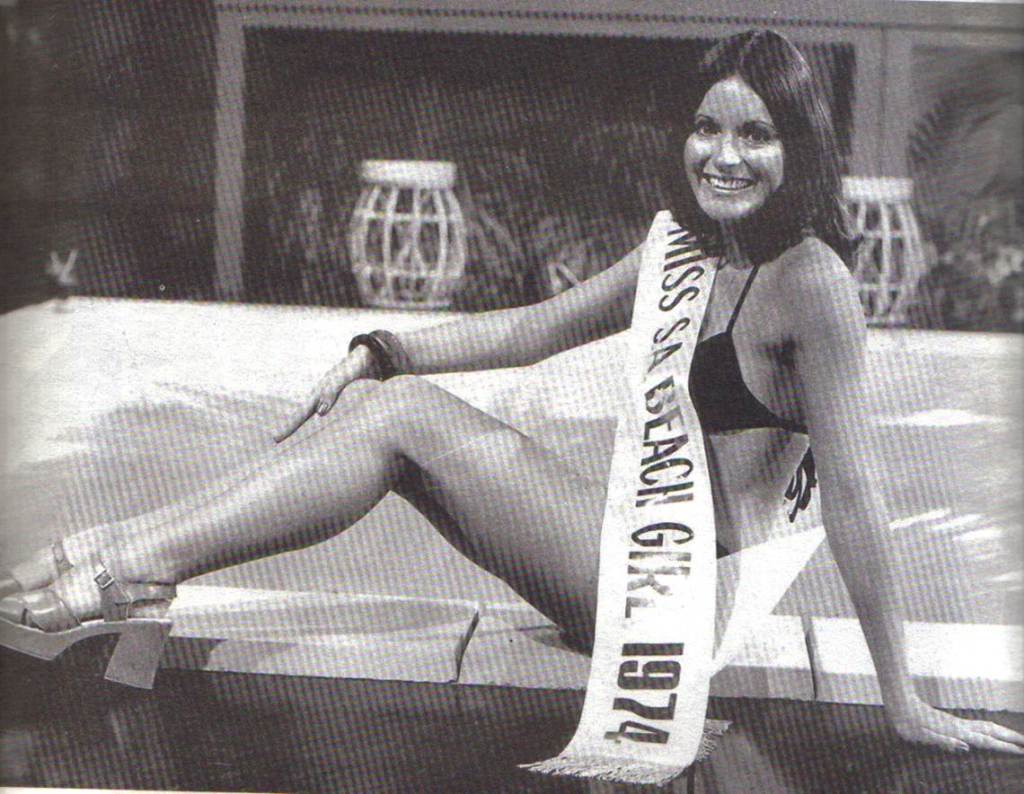 Jane Reilly, popular TV and radio presenter. Jane was Miss Australia Beach Girl in 1974 