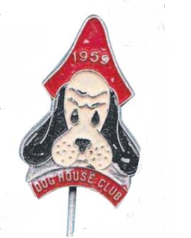 Photo from the Advertiser. The 5AD Dog House Club badge from 1959.