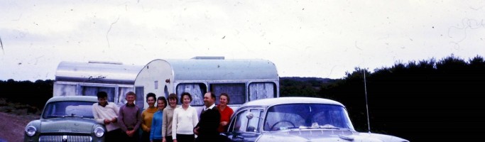 Kenny Peplow sent in this photo from "about 50 years ago, this is how we went on the family holiday" 