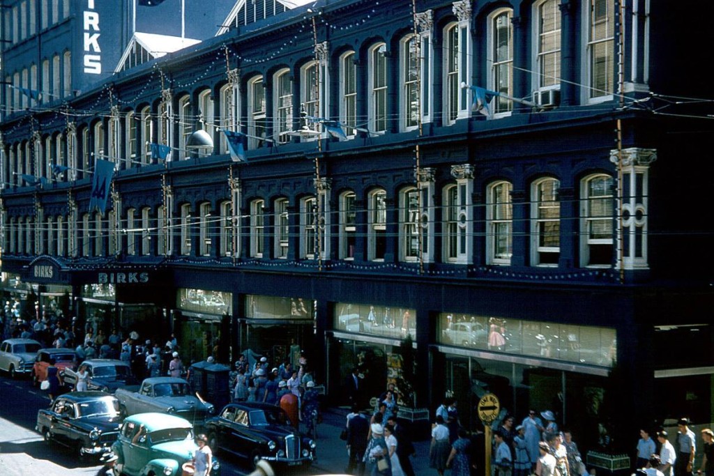 Birks Department Store. Photo courtesy of Frank Hall