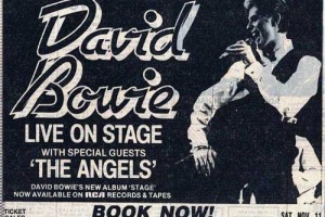 The Adelaide concert was made even more memorable by the fact that it was Bowie's first ever show in the Southern Hemisphere, the first open air gig of the tour and first large scale outdoor concert Bowie had ever played.  